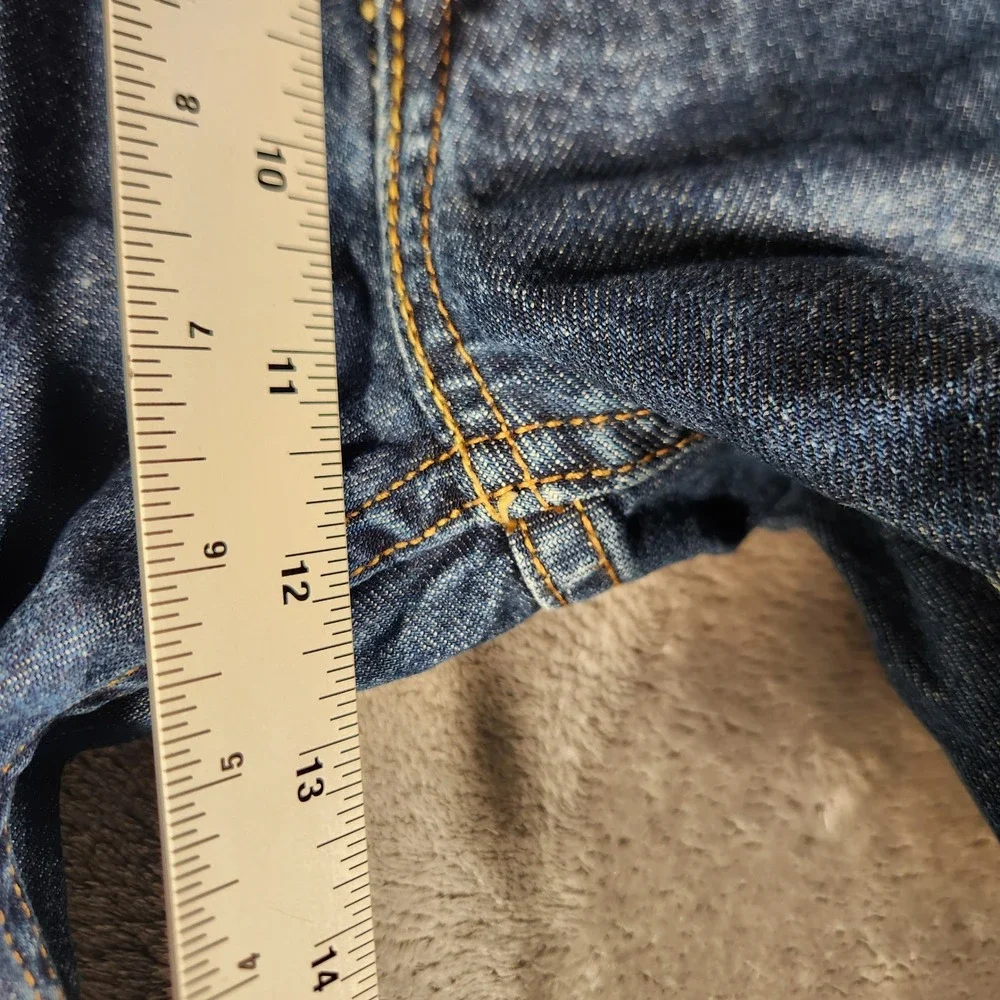 Levi's 514 Straight Fit Jeans Mens 38x32 Blue Excellent Medium Wash Denim